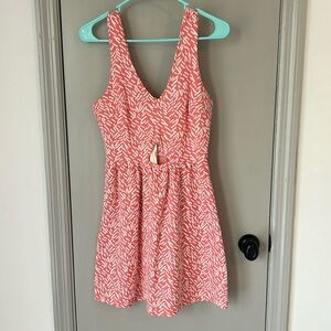 Francesca’s Miami Geometric Sleeveless Sun Dress with cut out